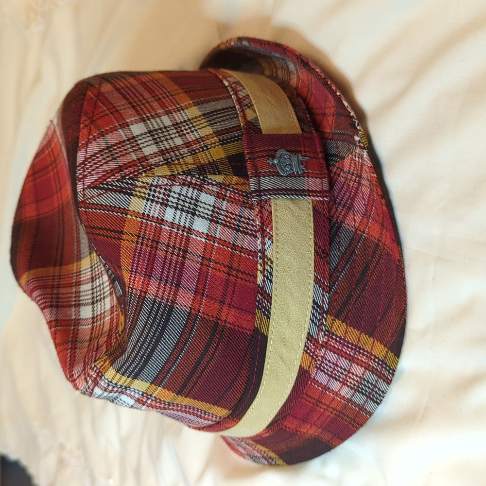 🔖 Tony Merenda 57cm cotton plaid hat GUC
